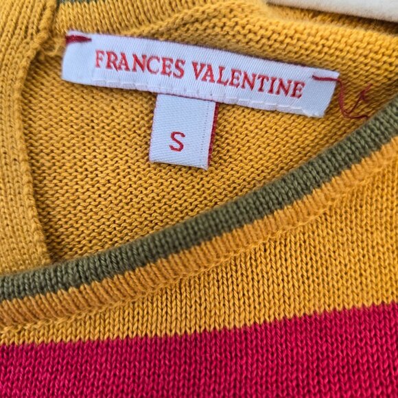 Frances Valentine Phoebe Striped Sweater Dress Size Small - Picture 3 of 7